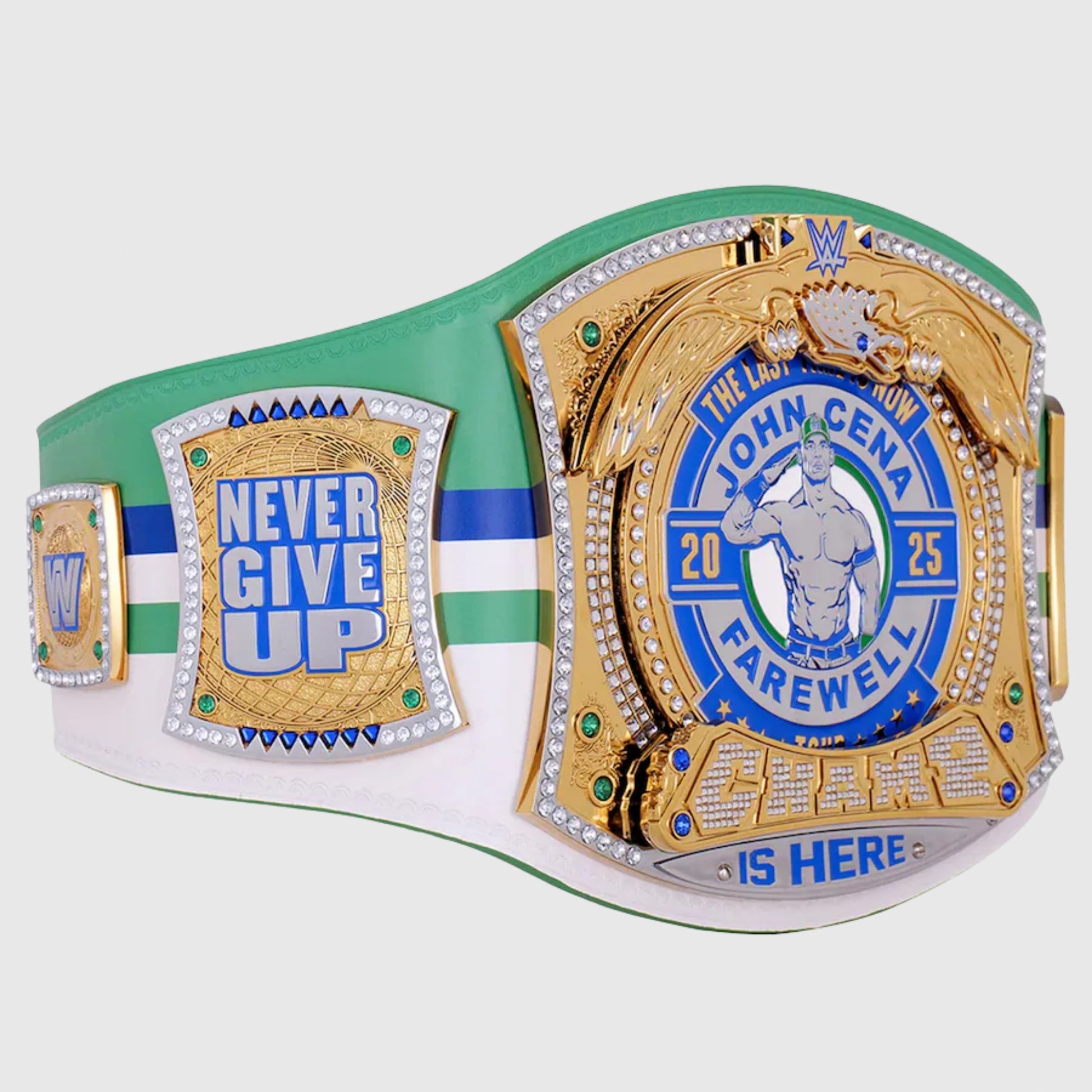 John Cena Farewell Tour 2025 Dallas Spinner Championship Belt.