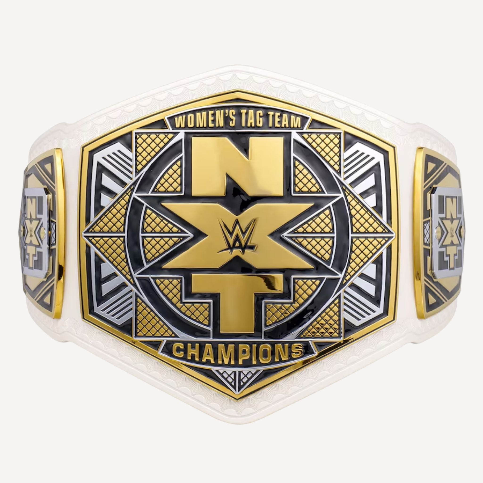 NXT Women’s Tag Team Championship Replica Belt with elegant gold and silver details