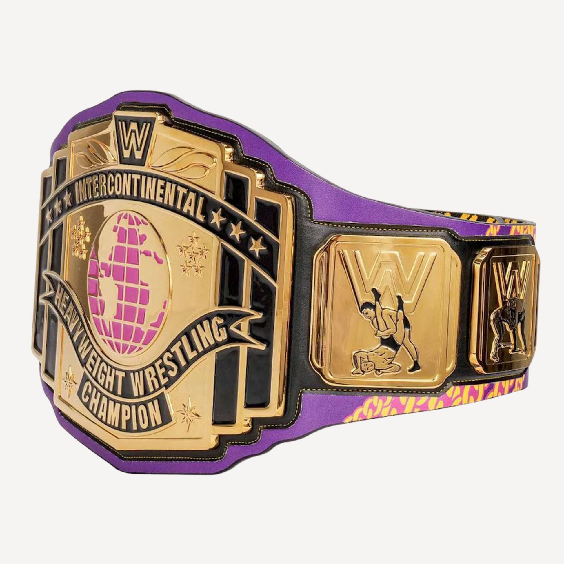 Replica WWE Razor Ramon Belt celebrating the legacy of The Bad Guy with intricate engravings.