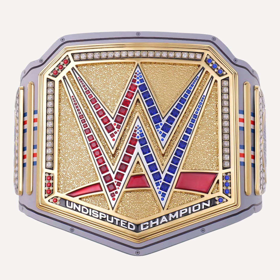 Authentic WWE SummerSlam 2025 Undisputed Title Belt featuring bold gold plates.
